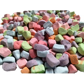 Dehydrated Mini Asorted Marshmallows Bits - 8 oz of Delicious Fresh Bulk Rainbow Marshmallows