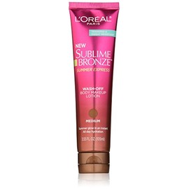 L'Oréal Paris Sublime Bronze Summer Express Body Makeup Lotion, Medium, 3.55 fl. oz.