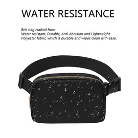 Unisex Fanny Pack for Women Men, 1L Everywhere Mini Belt Bag with Adjustable Strap, Lightweight Nylon Crossbody Bags Small Waist Pouch for Workout Running Traveling Hiking, Turquoise, Small, Fashion