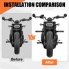AUFER Motorcycle Front Highway Engine Guards Crash Bar Compatible With