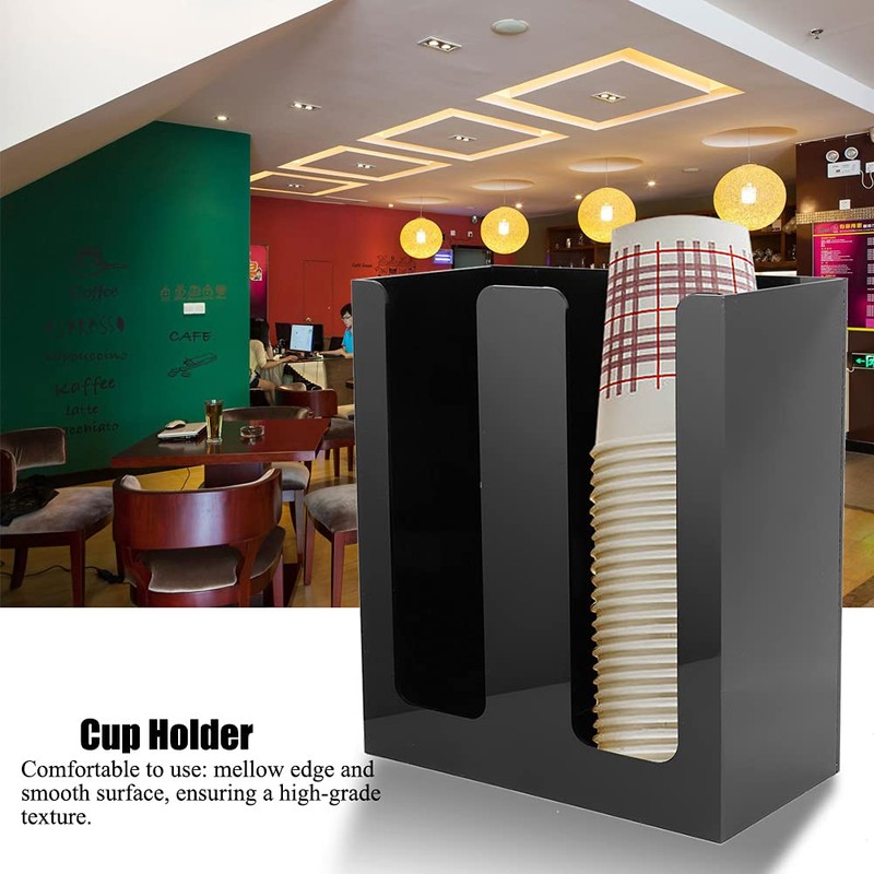 TOPINCN Disposable Paper Cup Dispenser, Coffee Cup Dispenser Storage Organizer