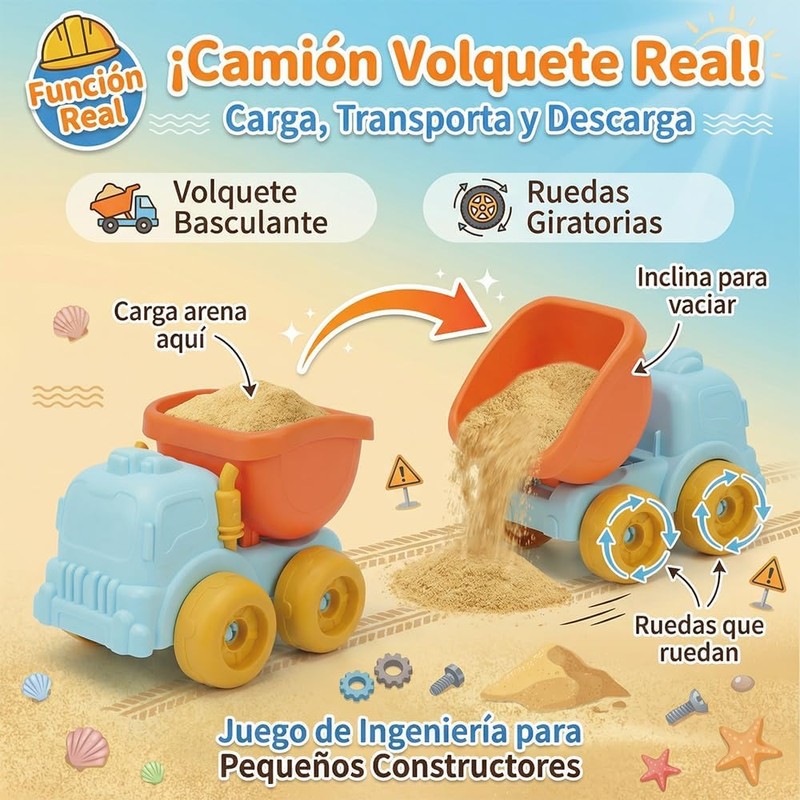 21 Piezas Juguetes de Playa para Niños