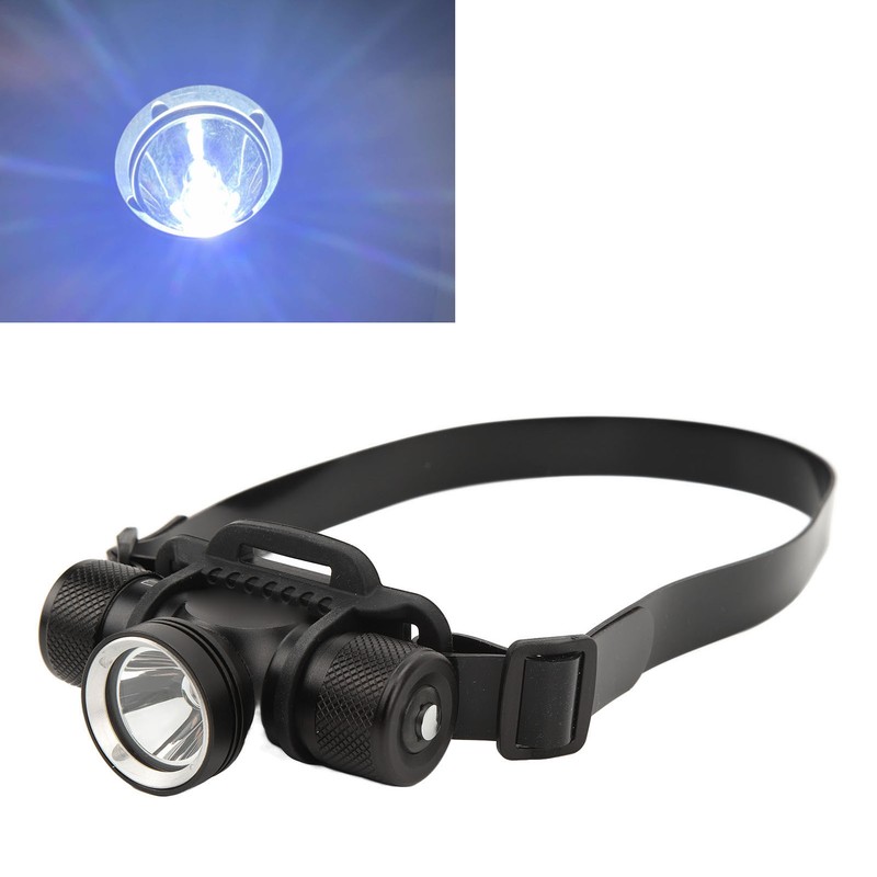 LED Underwater Waterproof 60m Diving Headlamp Headlight Head Mounted Dive