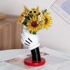 Hand Shaped Vase Cute Easy to Clean Cartoon Decorative Vase