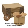FARRAY Shipping Boxes 4x4x4 inches (Inner Size), 50 Pack Sturdy