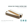 kayritonz Triangle Mailing Tube, 18.25x3x3 inch Cardboard Box, 25-Pack