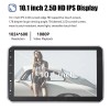 Camecho Single 1DIN Rotatable 10.1" Android 13 TouchScreen Car Stereo