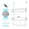 Kaiferty Over The Door Hooks Organizer,Coat Rack with 12 Hooks