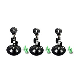 BEITESI Laser Module Mount Bracket 360-Degree Adjustable Positioning Bracket 16mm (3-Pack, Black Alumina)