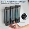 Wall-mounted automatic soap dispenser for Shampoo, hand Soap, Toothpaste, and