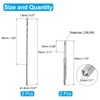 sourcing map Tap and Drill Bit Set, 2pcs 2-56 UNC