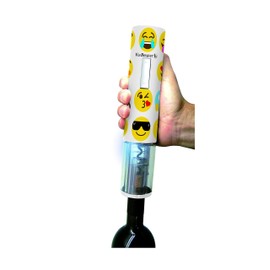 Vin Bouquet FID 186 Korkenzieher + Elektro, ABS, Mehrfarbig, 28.5 x 10.5 x 9.5 cm, 2 Stück, 18/8 Edelstahl, bunt, 28.5x10.5x9.5 cm, 2