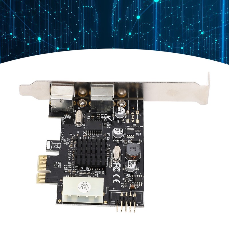 PCIe to PS/2 Adapter Card MCS9990CV Chip Built in USB2.0