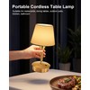 UMEXUS 2 Pack Small Cordless Table Lamp, 5200mAh Battery Operated