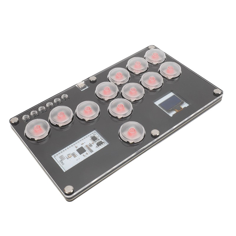All Button Arcade Controller 12 Keys Supports Hot Swap and