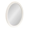 Kate and Laurel Mansell Oval Wall Mirror, 24 x 30,