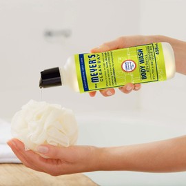 Mrs. MEYER'S CLEAN DAY Body Wash Body Soap, Lemon Verbena Scent, 16.9 fl oz (458 ml) (x1)