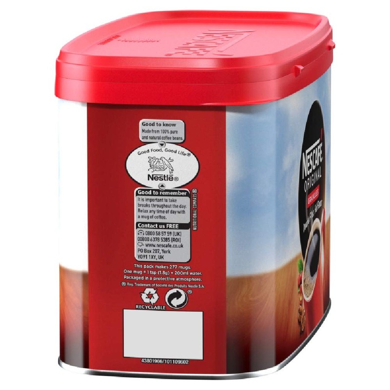 NESCAFÉ Original Instant Coffee Tub, 500 g