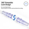5 Pack Oxygen Hose Connector Swivel Connector for Hoses O2
