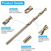 sourcing map Tap and Drill Bit Set, 4pcs M3 x