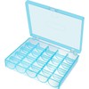YEQIN 25 Slots Sky Blue Bobbin Box,Sewing Machine Bobbin Organizer