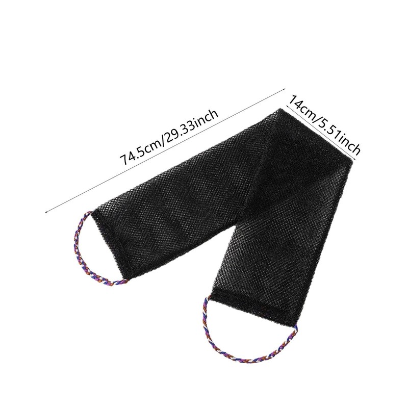 ＫＬＫＣＭＳ 4Pcs Bath Net with Handles Long Bathing Net Bathroom