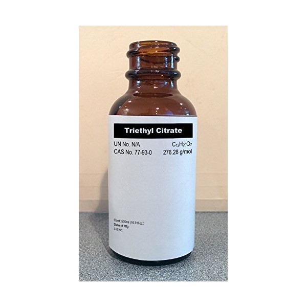 CCS LLC Triethyl Citrate Aroma/Flavor/Fragrance Compound High Purity 500ml