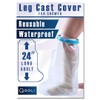 【Fully Waterproof Bathing Guards】 Cast Cover for Shower Bath Reusable