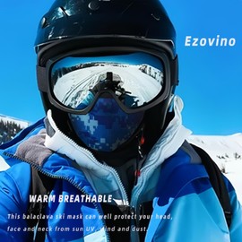 Ezovino 4 Pack Balaclava Ski Face Mask for Men Women,Cooling Neck Gaiter Full Head Mask Face Cover