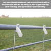 Tondiamo 24 Pcs Tube Post Insulator, Electric Fence T Post