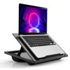 Adjustable Laptop Desk with 8 Angles - Cushioned Lap Desk