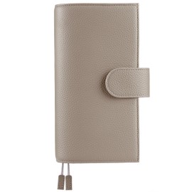 Ox Knight Leather Cover for Hobonichi Weeks/Weeks Mega - with Pen Loop, Card Slots, Back Pocket, and Bookmarks (Taupe)