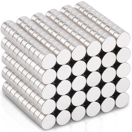 FPMYB Pack of 300 Neodymium Magnets Strong 4 x 2 mm Neodymium Magnets Extra Strong Magnets Small Round Mini Magnets for Magnetic Board, Fridge, Whiteboard, Photos, Pin Board, Office