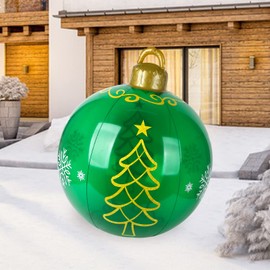 Christmas Inflatable Ball PVC Christmas Baubles Christmas Decorations Christmas Inflatable Ball Christmas Bauble Made of PVC Christmas Tree Bauble Christmas Bauble Christmas Bauble for Christmas Yard