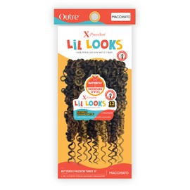 Outre Crochet Braids X-Pression Lil Looks Butterfly Passion Twist 8" (Pack of 1, 2T1B/27)