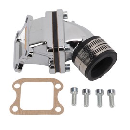 Carburetor Intake Manifold Adapter Kit 33mm Aluminum Alloy Replacement for DIO AF27 AF28 ZX50 SE50 2 Storke