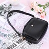 9 cm Bag Handle, Shoulder Strap, Black, Women's Leather Shoulder