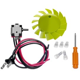 Upgrade 291632001 Genuine Wiring Harness (UL-Listed) Switch、529437004 529437003 529437001 Blower Fan Replaces Parts for Ryobi Cordless Leaf Blower,with 1 Screwdriver and 5 Closed End Crimp Connectors