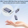 QIANRENON 10Gbps USB A Female to USB 3.0 Micro B