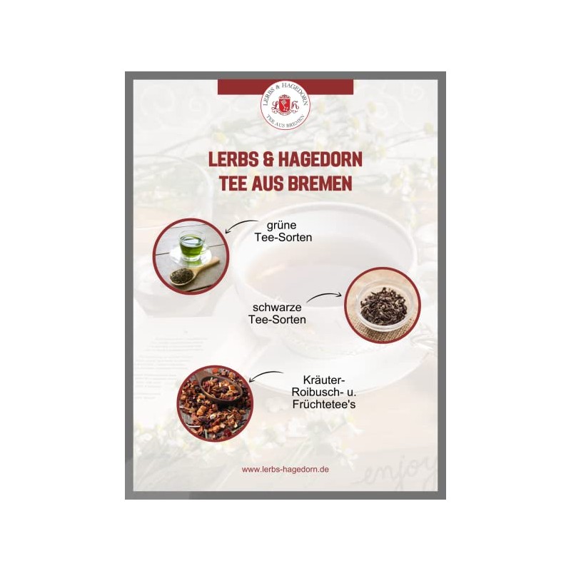 Lerbs & Hagedorn, Black Tea Earl Grey Blue Star |
