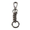 Laroal Gun Metal Wallet Extender Chain 15cm Alloy Keychain With