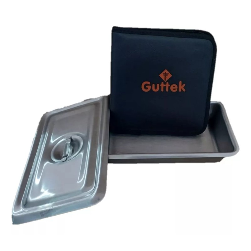 Medic mundo. Estuche Disección 12 Pzas + Charola De Acero