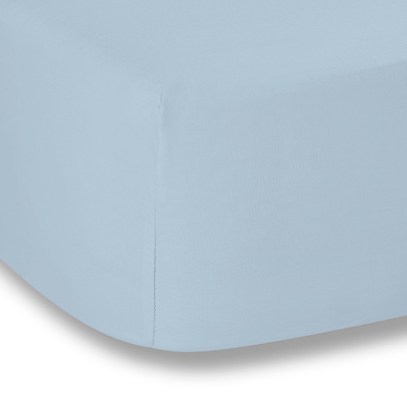 Plain Dyed Blue 105 x 200 cm 100% Cotton Percale