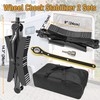 Lezcufer Camper Wheel Chock Stabilizer 2 Sets for RV Travel