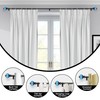 Ceramic Curtain Rods for Windows 48 to 84 Inch,1 Inch