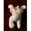 TY Pillow Pals 14" Clover White Bunny Rabbit 1997 Plush!