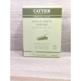 Cattier 1kg Extra Fine Green Powder Clay Facial Mask Bath Natural Skin Care Gift