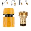 Universal Kitchen Mixer Tap Hose Connector & End Quick Connector,