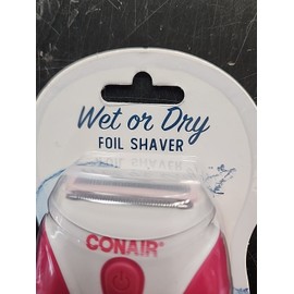 Conair Wet or Dry Foil Shaver V10297, Battery Operated , NEW