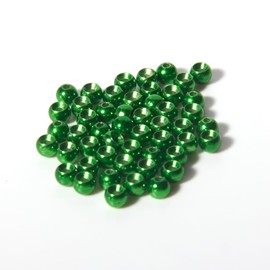 ANGLER DREAM 50 PCS Tungsten Beads Nymph Head Ball Fly Tying Beads Fly Tying Materials Six Colorful Colors 2.0MM-3.5MM